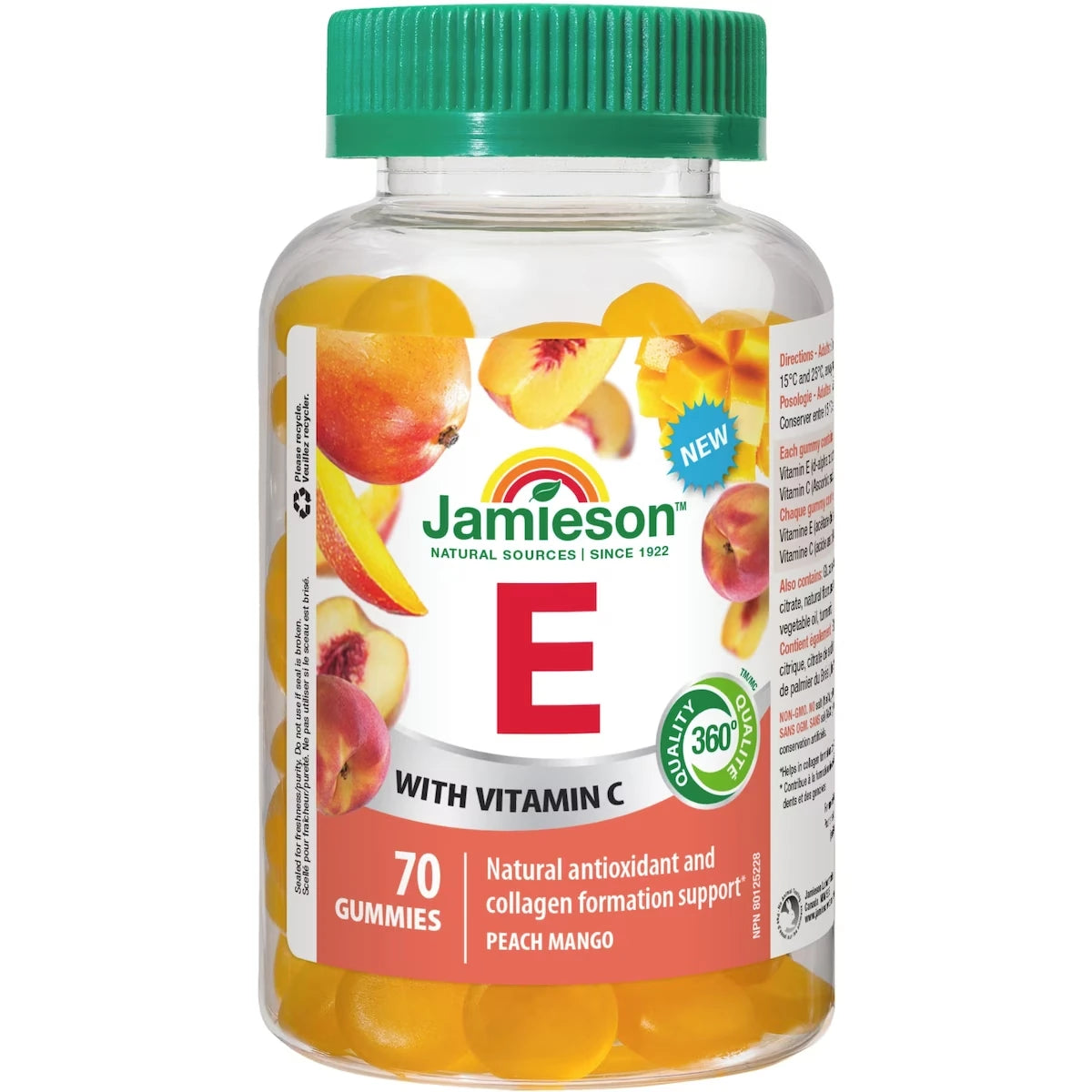 Jamieson Advanced Probiotic + Vitamin C, D, B12, and Zinc front package