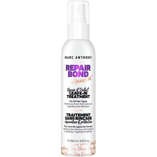 Marc Anthony Repair Bond +RescuplexTM Repair & Protect Leave-In Treatment 8.45 mL front package