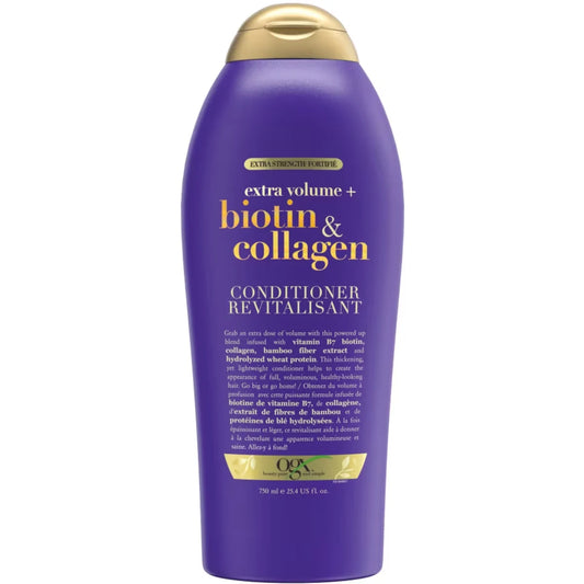 OGX Biotin & Collagen Conditioner front package