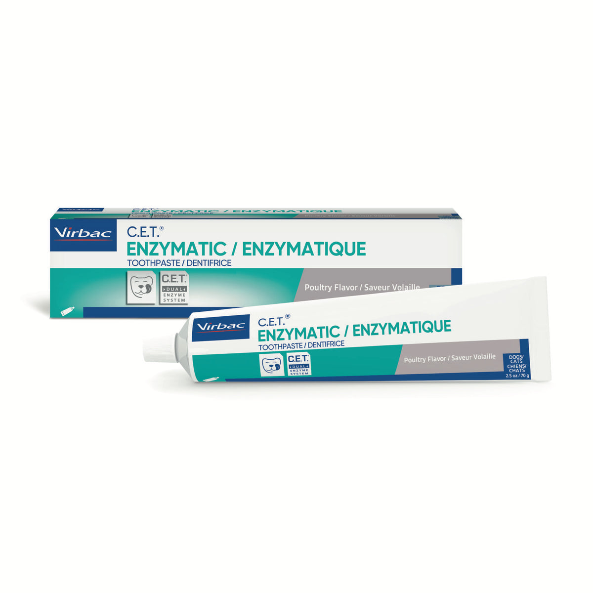 C E T Enzymatic Toothpaste Dor Cats and Dogs - Chicken / 70 g - product image 1