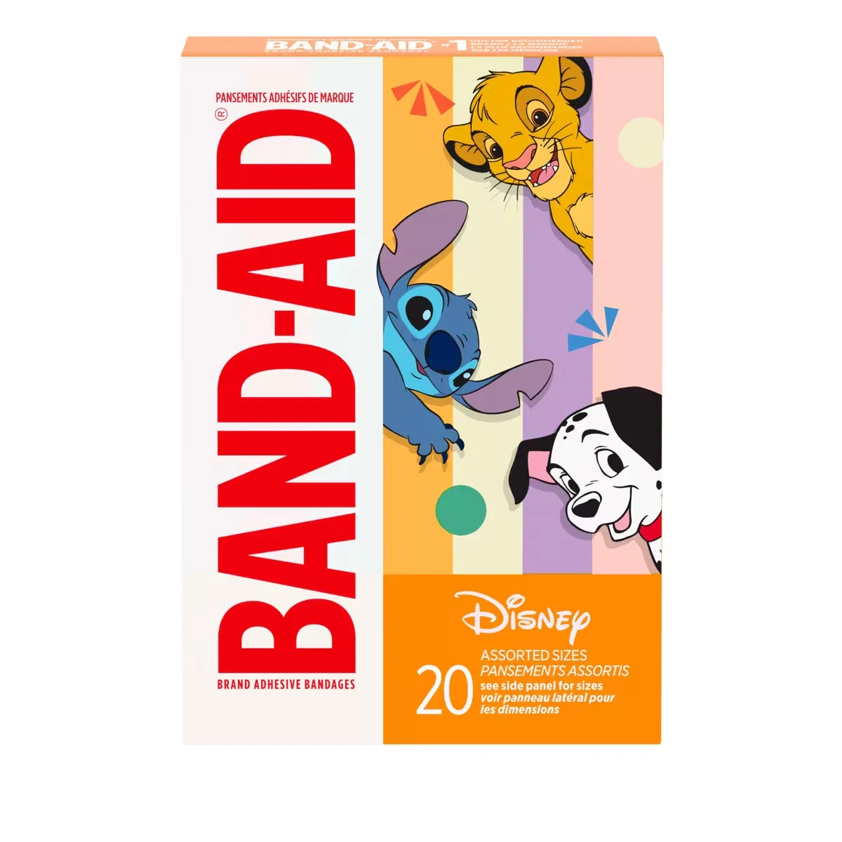 Band-Aid Bandages for Kids, Classic Disney Characters front package