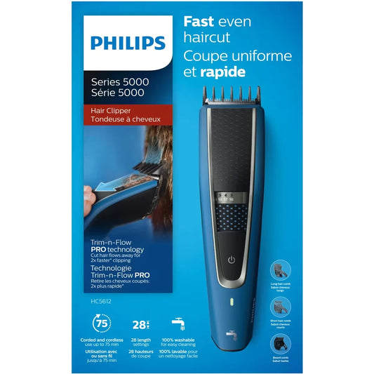 Philips Hairclipper 5000 Washable hair clipper HC5612/15 product detail