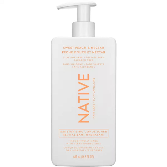 Native Hair Sweet Peach & Nectar Moisturizing Conditioner front package