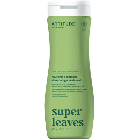 Attitude Super Leaves Shampoo - nourishing & strengthening front package