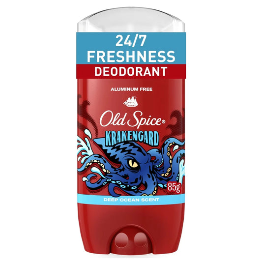 Old Spice Aluminum Free Deodorant for Men, Krakengard, 48 Hr. Protection front package
