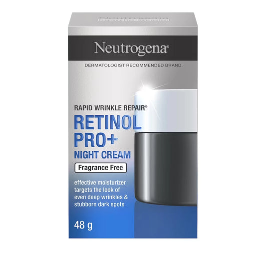 Neutrogena Rapid Wrinkle Repair 0.3% retinol Pro Night Cream front package