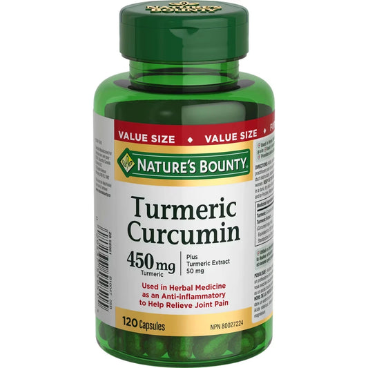 Natures Bounty Turmeric Curcumin, 450 mg, Anti-inflammatory product image