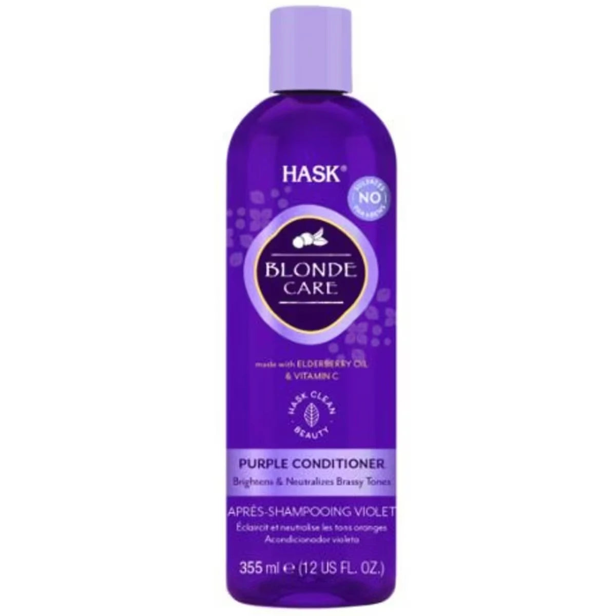 HASK Blonde Care Purple Toning Conditioner front package