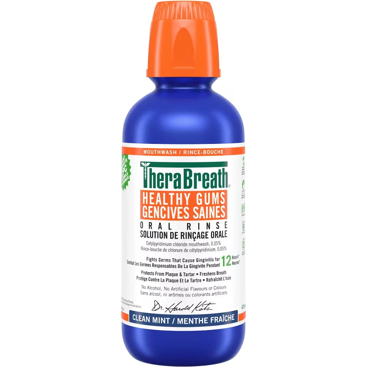 TheraBreath Healthy Gums Oral Rinse front package