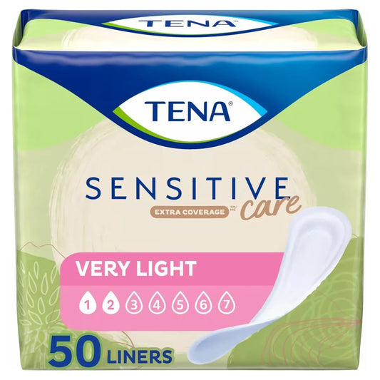 Tena Sensitive Care Incontinence Pads for Women, 50 Count product image
