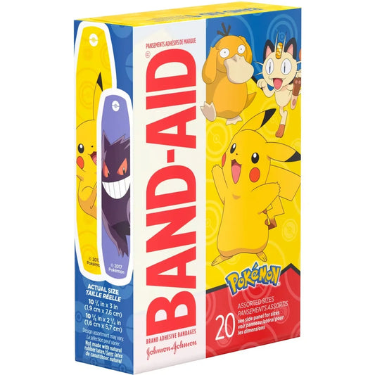 Band-Aid Adhesive Bandages for Kids, Pokémon product detail