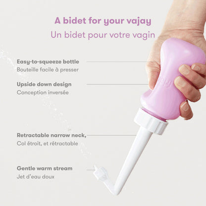 Frida Mom Bouteille Périnée Post-Accouchement, Bidet Portable Pour Soin et Récupération du Périnée Après l'Accouchement, La Douchette Intime Originale Fridababy