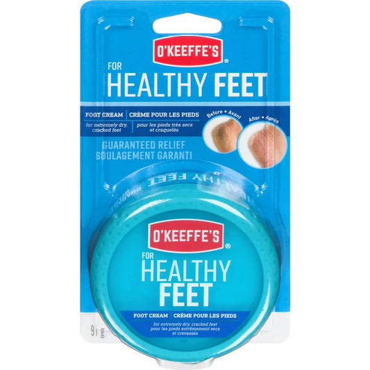 O'Keeffe's Healthy Feet Cream front package
