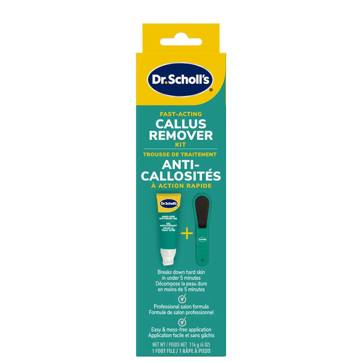 Dr. Scholl's Fast Acting Callus Remover Gel Kit product image