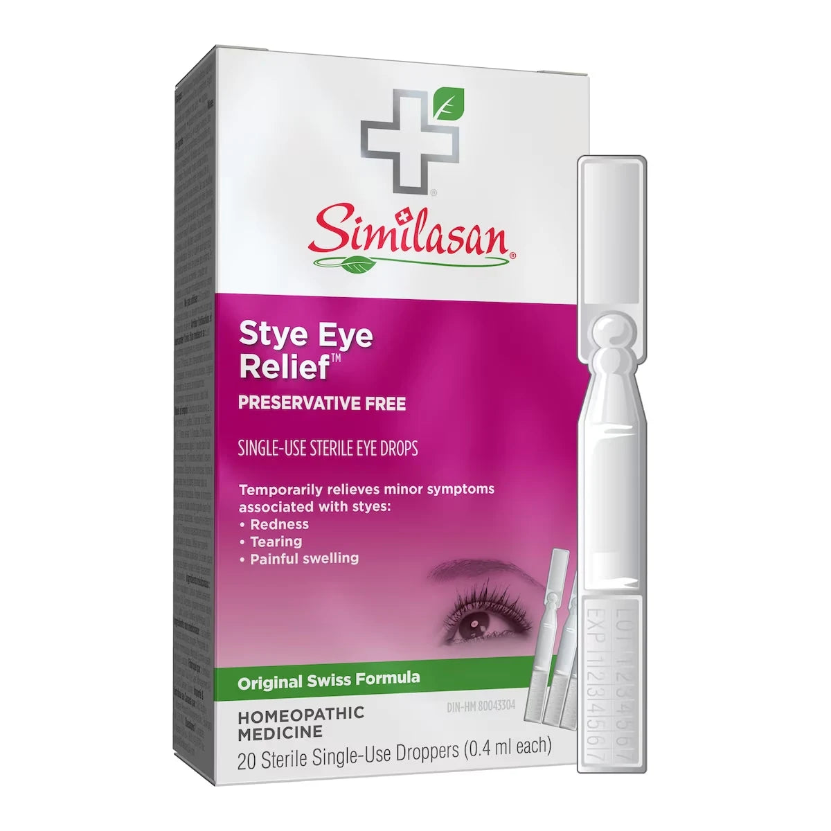 Similasan Stye Eye Relief Monodose 20 x 0.45 mL product image
