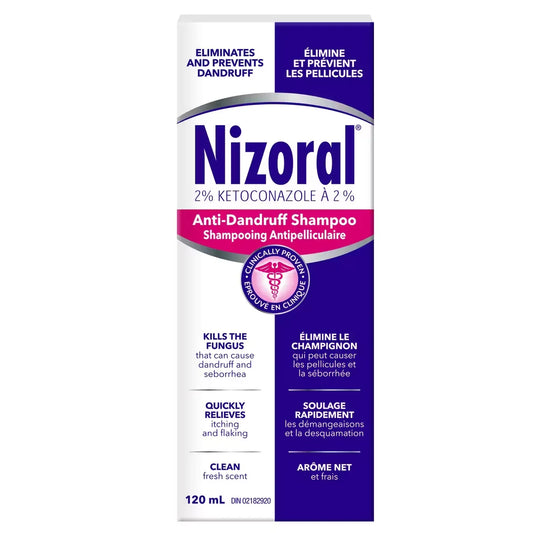 Nizoral Ketoconazole 2 Percent Anti-dandruff and Itchy Scalp Shampoo 120 mL product image