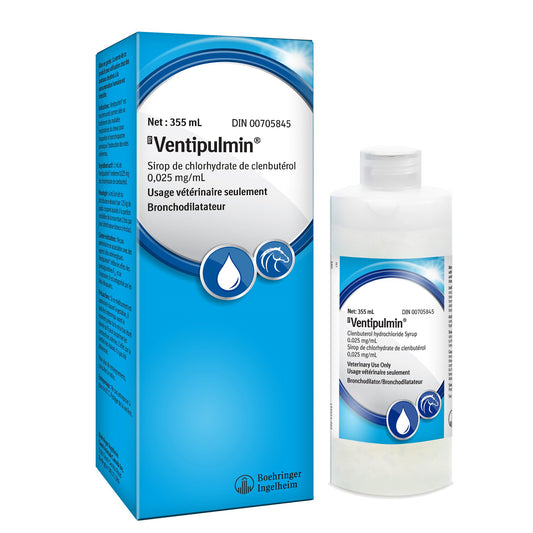 Ventipulmin for Horses, 25 mcg, 355 mL - view 1