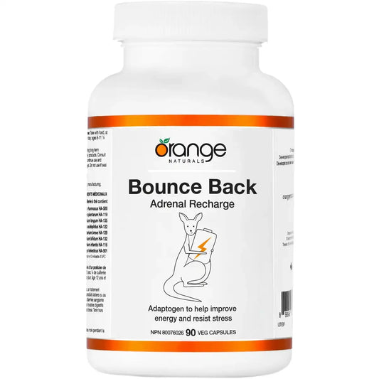 Orange Naturals Bounce Back -Adrenal Recharge front package