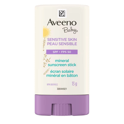 Aveeno Baby Mineral Sunscreen Stick For Sensitive Skin, SPF50 product detail