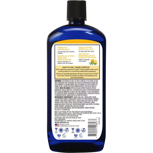 Dr. Teals Foaming Bath With Pure Epsom Salt, Prebiotic Lemon Balm & Essential Oils product detail
