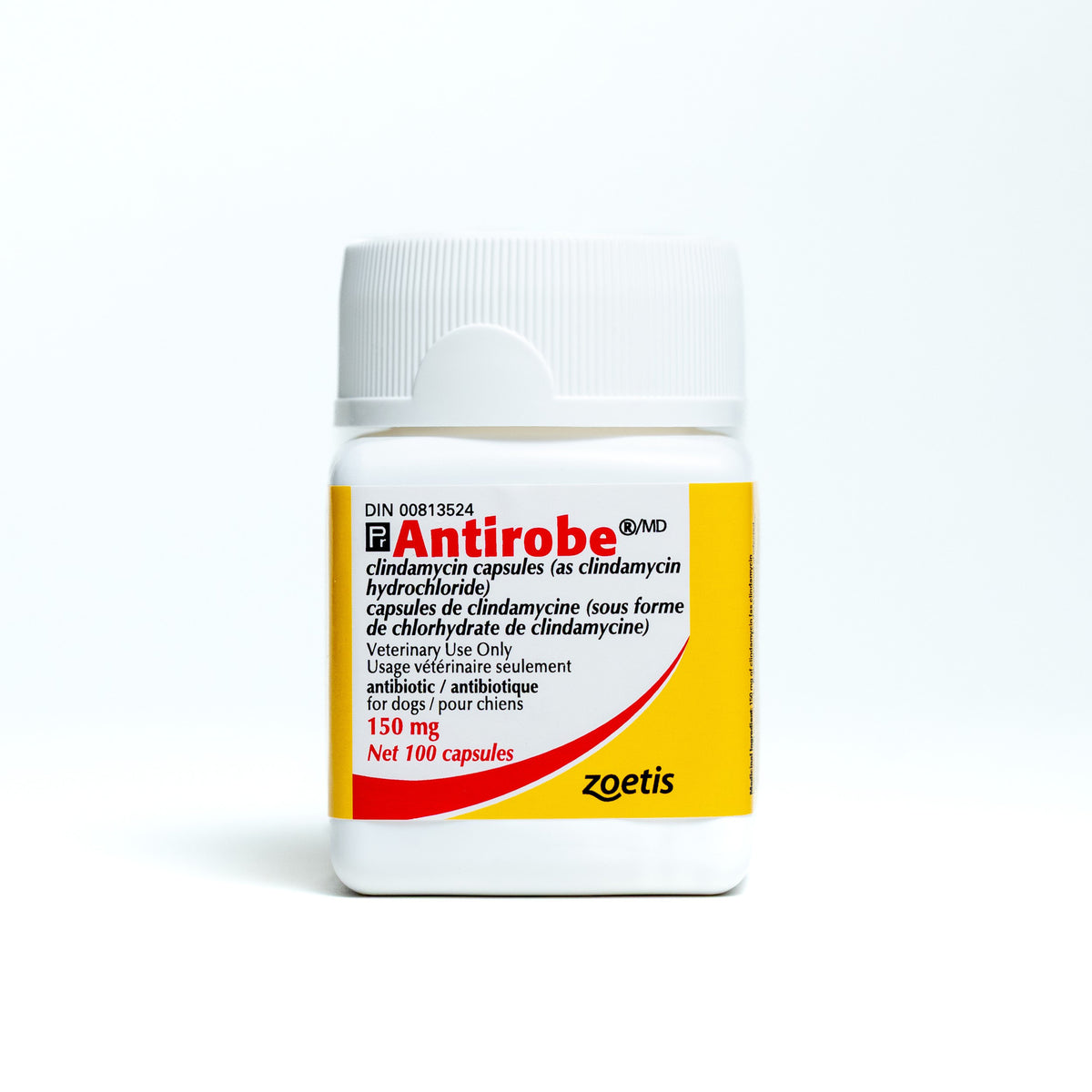 Antirobe for Dogs, 150 mg, 100 Capsules - view 1
