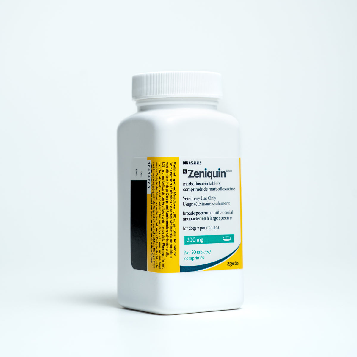 Zeniquin for Dogs, 200 mg, 50 Tablets