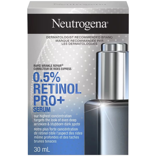 Neutrogena Rapid Wrinkle Repair® 0.5% Retinol Pro+ Face Serum front package