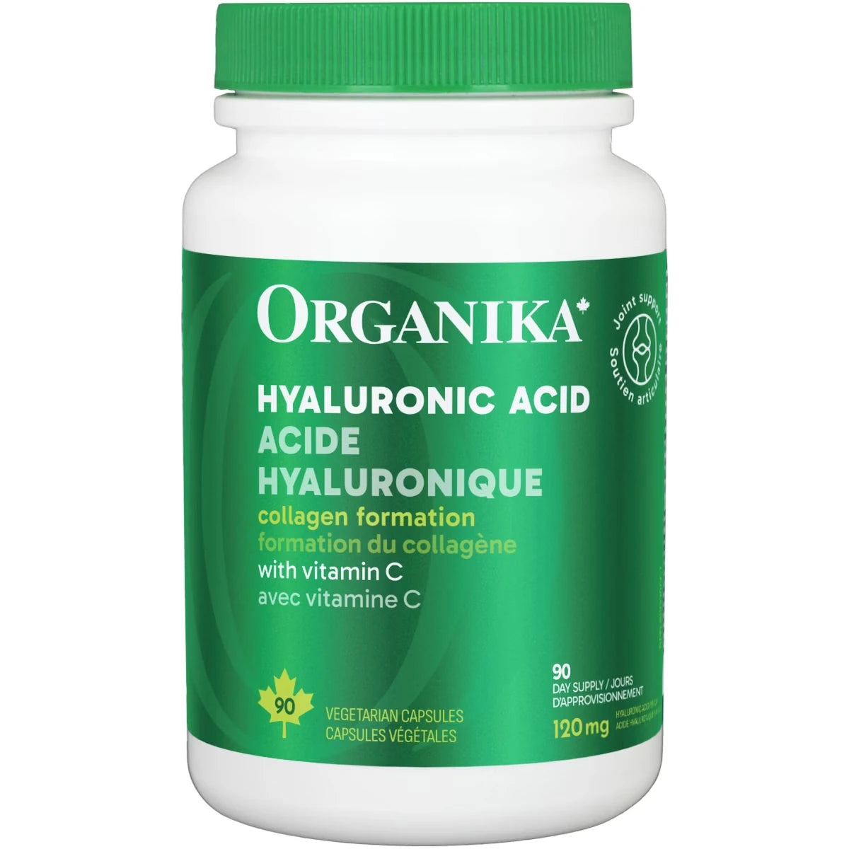 Organika Hyaluronic Acid W/vitamin front package