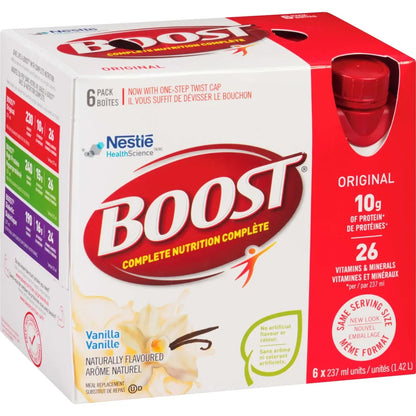 Boost Original Vanilla Meal Replacement Drink, 6 × 237 ml product detail