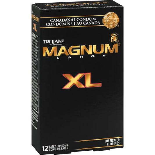 Trojan Magnum XL Extra Large Size Lubricated Condoms product detail