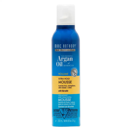 Marc Anthony Nourishing Argan Oil Of Morocco Volume Extra Hold Mousse front package