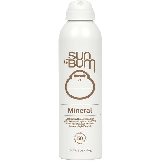 Sun Bum Mineral SPF 50 Sunscreen Spray front package