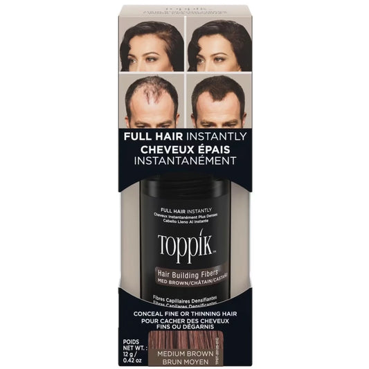 Toppik Hair Building Fibers - Medium Brown front package