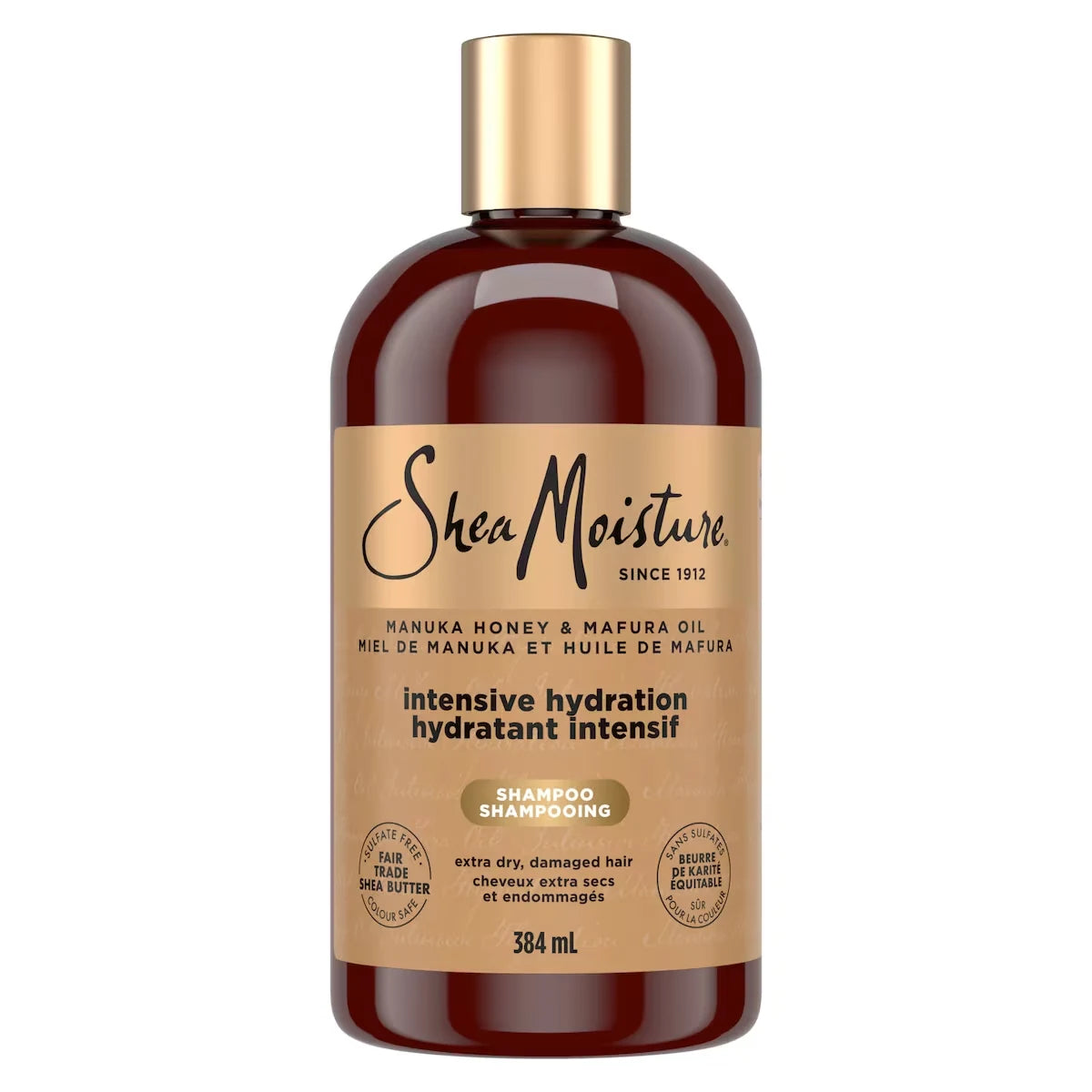 Shea Moisture SheaMoisture Manuka Honey and Mafura Oil Intensive Hydration Shampoo for Dry front package