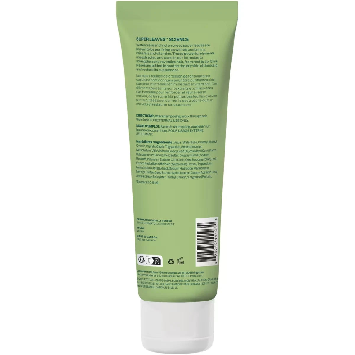 Attitude Super Leaves Conditioner - nourishing & strengthening product detail
