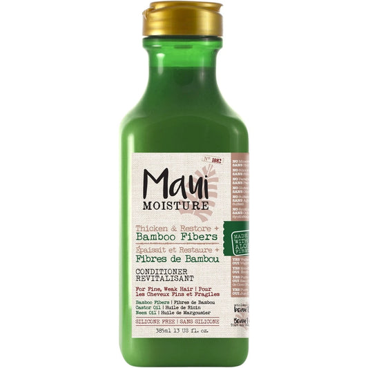Maui Moisture Thicken & Restore + Bamboo Fiber Conditioner view 2