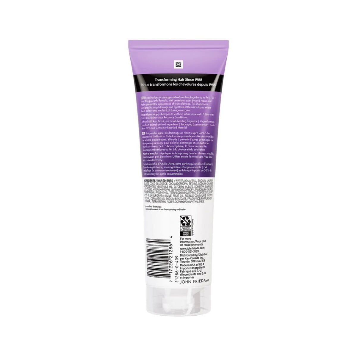 John Frieda Frizz Ease Miraculous Recovery Repairing Shampoo product detail