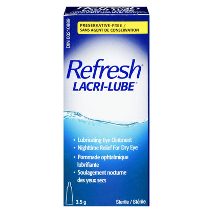 Refresh Lacri-Lube Lubricating Ophthalmic Ointment front package