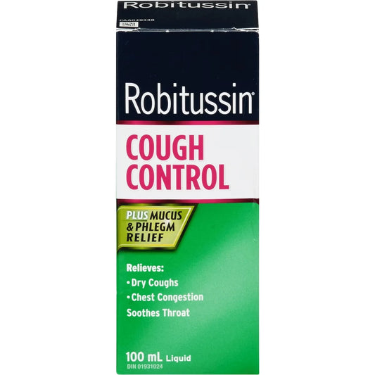 Robitussin Cough Control Liquid 100 ml front package