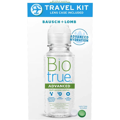 Biotrue Advanced Multi-Purpose Solution Travel Kit front package