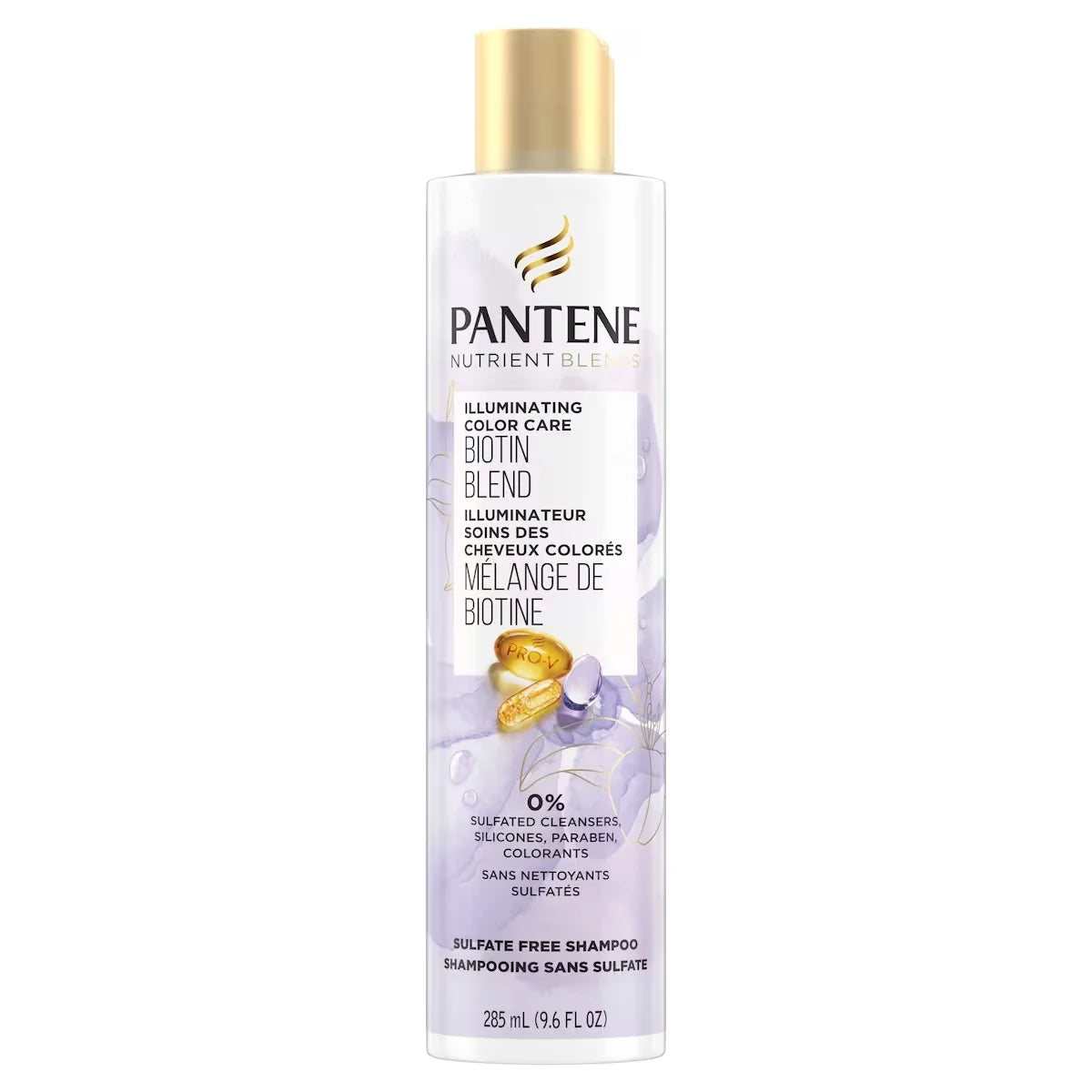 Pantene Illuminating Colour Care Shampoo, Sulfate Free Colour Protection, 285 mL product image