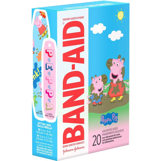 Band-Aid Adhesive Bandages for Kids, Peppa Pig product detail