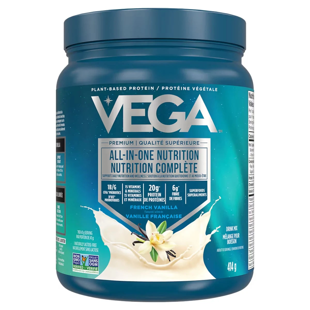 Vega One All-In-One Protein Powder front package