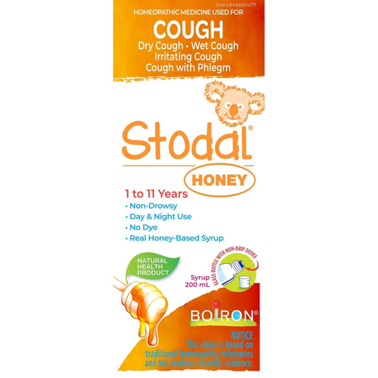 Boiron Stodal Honey for Dry Cough or Wet Cough front package