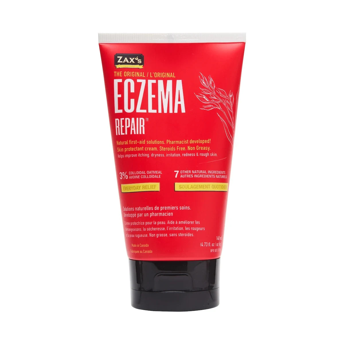 Zax's Original Creams Eczema Repair Cream front package