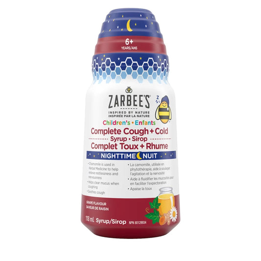 Zarbee's Children's Nighttime Complete Cough + Cold Syrup product image