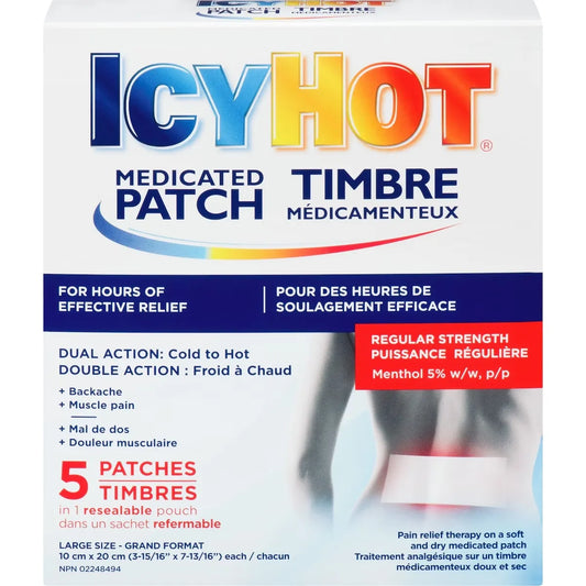 Icy Hot Medicated Patch front package