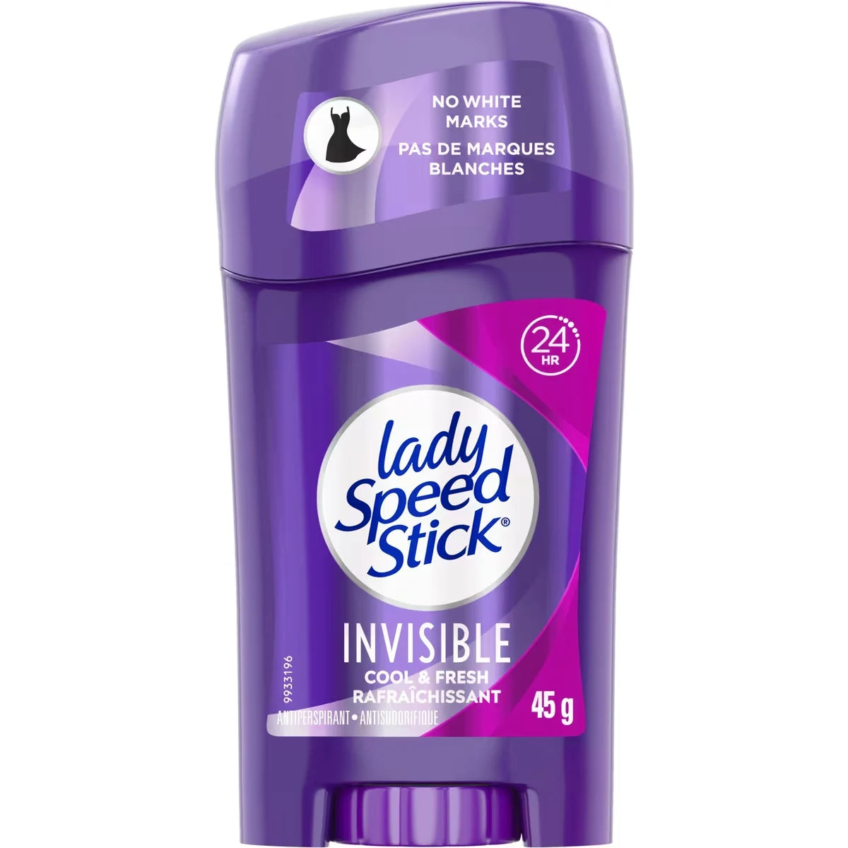 Lady Speed Stick Antiperspirant Deodorant, Invisible, Cool Fresh, 45g front package