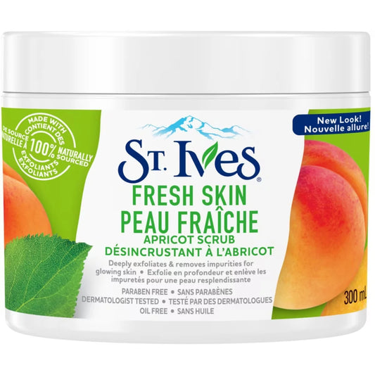 St. Ives Exfoliating Apricot Facial Scrub front package