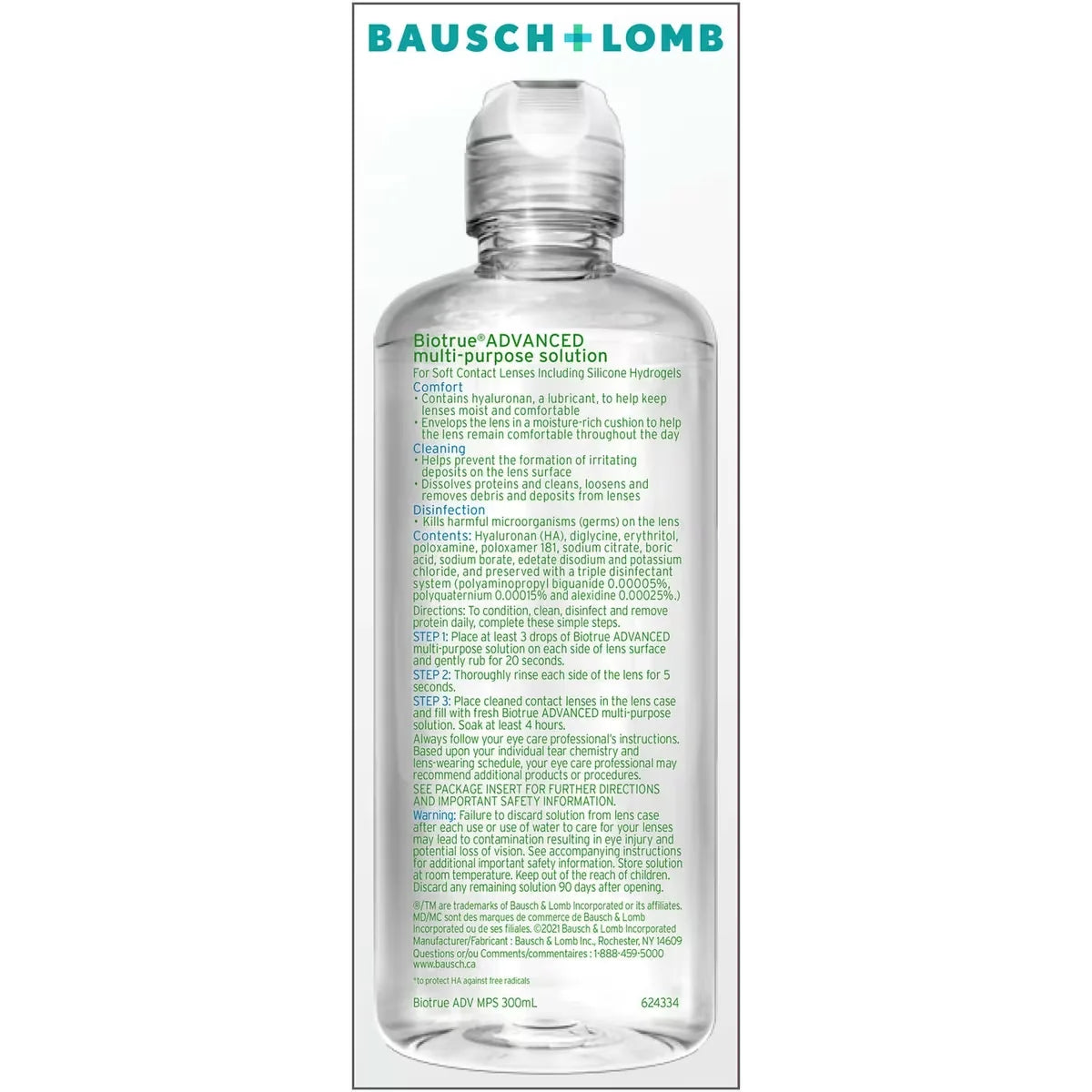 Biotrue Advanced Multi-Purpose Solution Twin Pack product detail